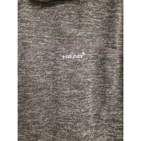 Women's HEAD Lightweight Breathable Gray 1/4 Zip Hoodie with Pockets Size Small - Picture 8 of 11